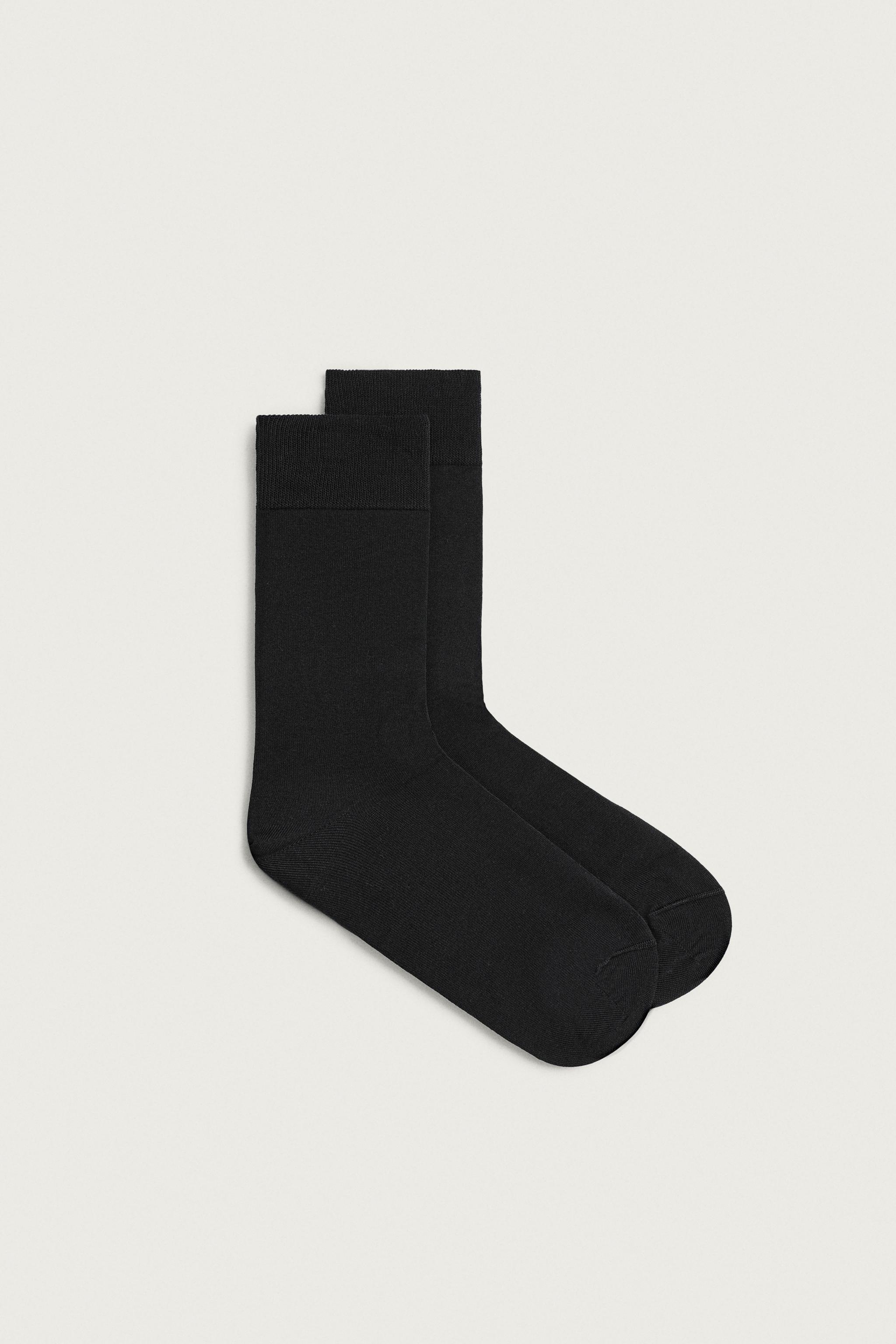 CHAUSSETTES EN MÉLANGE DE COTON MERCERISÉ